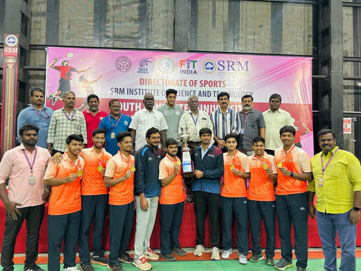 amaravatinews24's tweet image. 𝗖𝗵𝗮𝗺𝗽𝗶𝗼𝗻𝘀 𝗼𝗳 𝘁𝗵𝗲 𝗦𝗼𝘂𝘁𝗵 𝗭𝗼𝗻𝗲: 𝗦𝗥𝗠 𝗨𝗻𝗶𝘃𝗲𝗿𝘀𝗶𝘁𝘆-𝗔𝗣 𝗦𝗲𝗰𝘂𝗿𝗲𝘀 𝗦𝗽𝗼𝘁 𝗶𝗻 𝗔𝗹𝗹 𝗜𝗻𝗱𝗶𝗮 Badminton 𝗧𝗼𝘂𝗿𝗻𝗮𝗺𝗲𝗻𝘁

@SRMUAP #SRMAP #srm #Amaravati #andhrapradeshnews #AndhraPradesh #TeluguNews #AmaravatiNews24