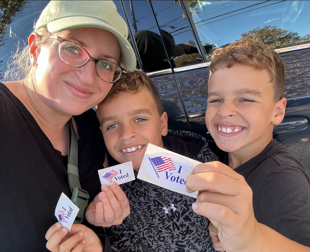 A proud moment with my sons. 💙