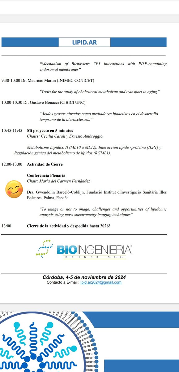 Heading Córdoba, Argentina to participate in the Workshop on Lipids and Lipoproteins previous to the <a href="/SAIB_Argentina/">@SAIB</a>  Annual Meeting.
Looking forward to meet  many nice colleagues and good friends 🥰🥰🥰
<a href="/idisbaib/">IdISBa</a> <a href="/OncoHematIdISBa/">IdISBa Oncologia i Hematologia</a>