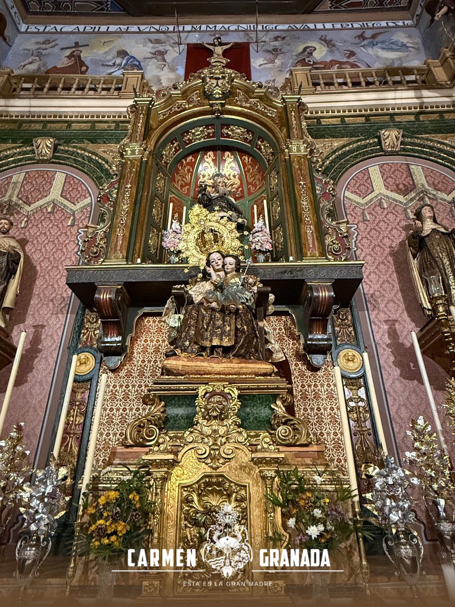 Nuestra Señora del Carmen, la “Gran Madre”, vuelve tras 11 meses a presidir la iglesia del Convento de Madres Carmelitas Calzadas.

Regina Decor Carmeli, ora pro nobis

#Carmen #LaGranMadre #Granada