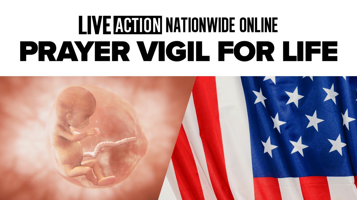 LiveAction's tweet image. 🕊️ Join @LilaGraceRose and faith leaders for Live Action's Nationwide Online Prayer Vigil for Life

📅 Monday, 7PM ET / 4PM PT

On the eve of national elections, pray for America, our leaders, and the sanctity of life.

Prayer leaders include:

Bishop Michael Burbidge