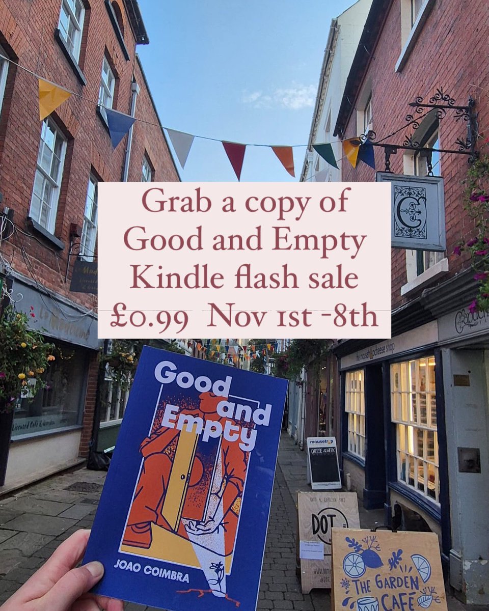 If you’re looking for your next poetry read and have a kindle. You can grab a copy of Good and Empty today for 99p. Sale ends Nov 8th👇🏻

amazon.co.uk/dp/1068506113