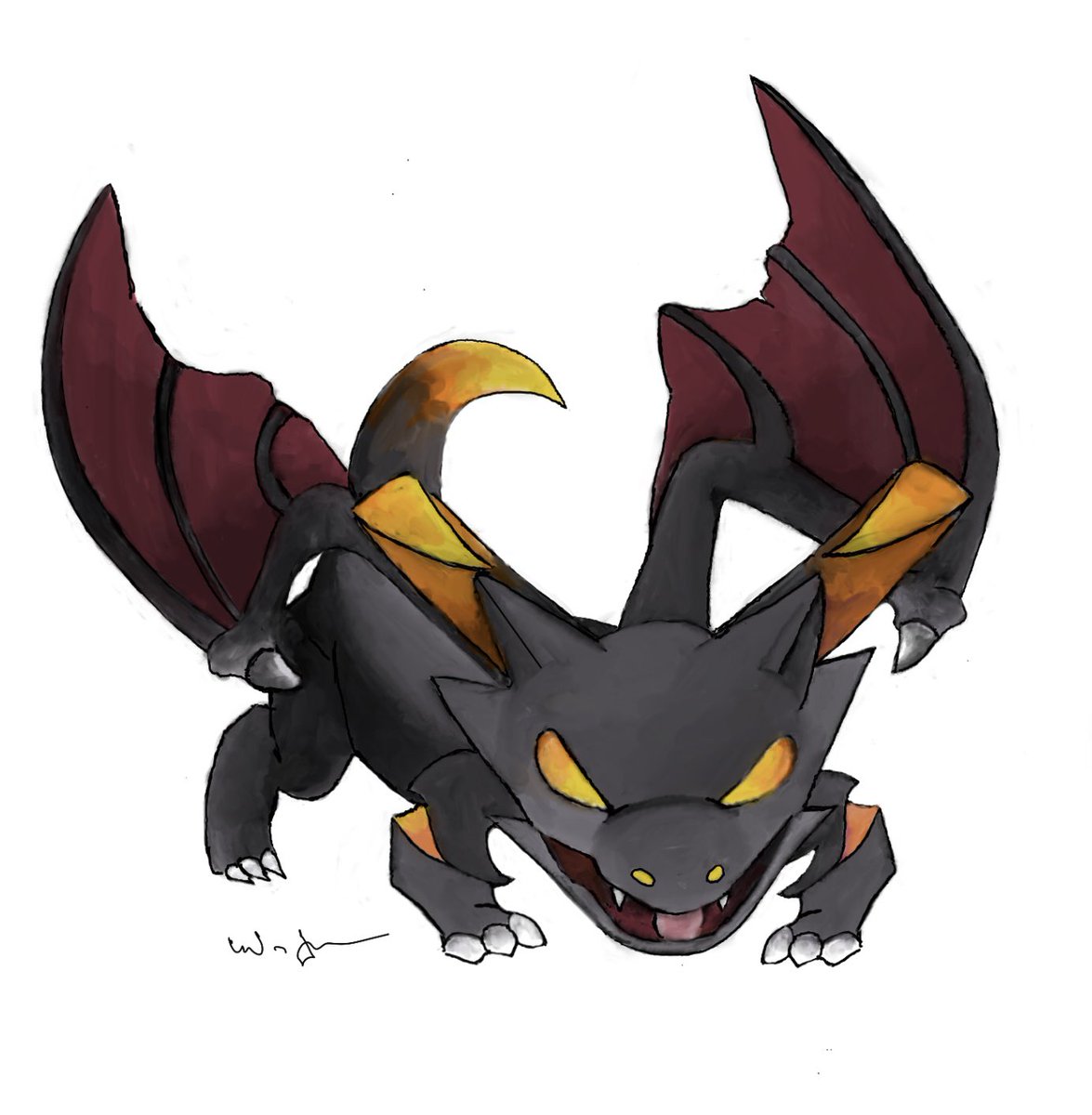 Infernal dragons are cute when they’re babies.