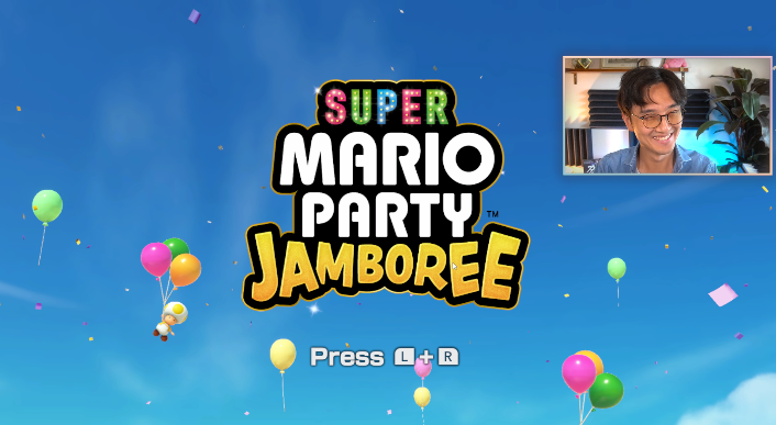 YusongL's tweet photo. jamboree with esteemed colleagues @HCJustinn, @libbycwatson, and @rickypeac_ck 🎉🎉🎉

Live with Mario Party Jamboree at https://t.co/cLVj6aylcQ! https://t.co/D8ga1GDkkN