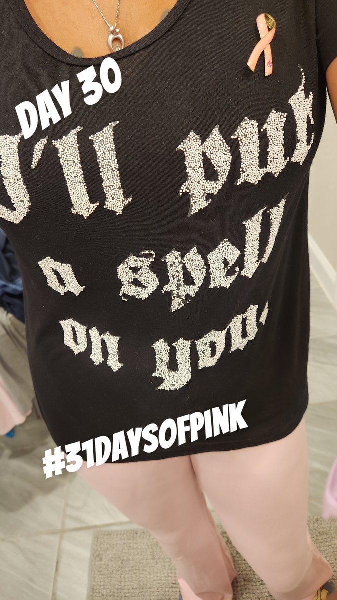Noturbitchtx's tweet photo. Day 30

#BreastCancerAwarenessMonth 
#31DaysOfPink
#SaveTheTatas https://t.co/RgyezIYGrM
