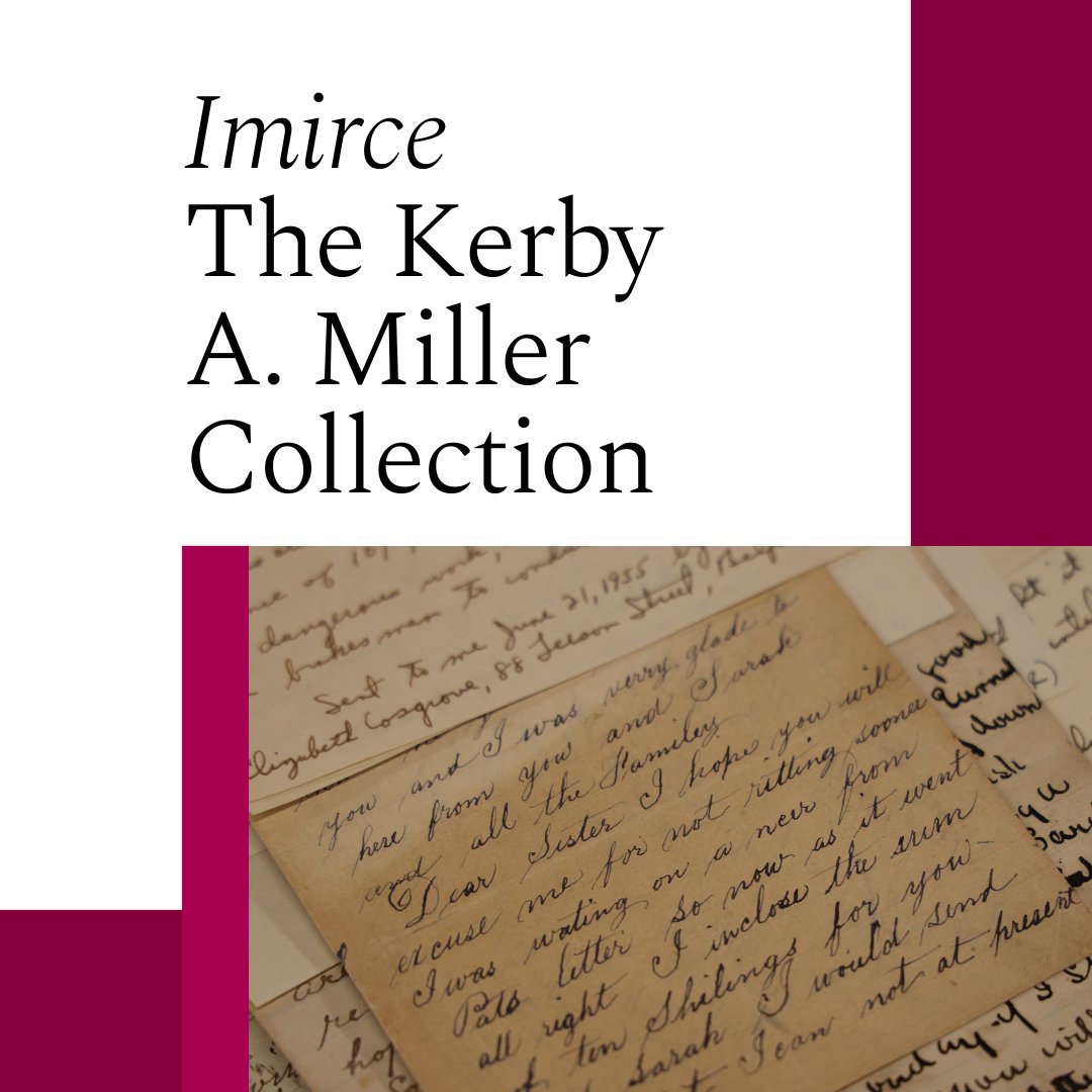 Imirce provides access to thousands of letters, memoirs and other documents composed by Irish emigrants to North America from the seventeenth through the mid-twentieth centuries.

Listen to <a href="/RTEdoconone/">RTÉ Documentary On One</a> tomorrow to learn more.

🎧: rte.ie/radio/doconone…