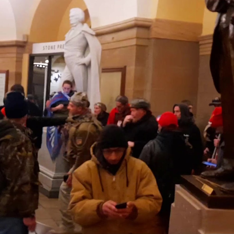 #Insider1141 #NauticaInsider SENTENCED to 12 months probation, $500 fine, $500 restitution, $20 special assessment for his actions during the #Jan6 coup and sacking of the US Capitol. 
John Matthew Dine of Granite City, IL
#J6 #January6th #insurrectionist #traitors #terrorist