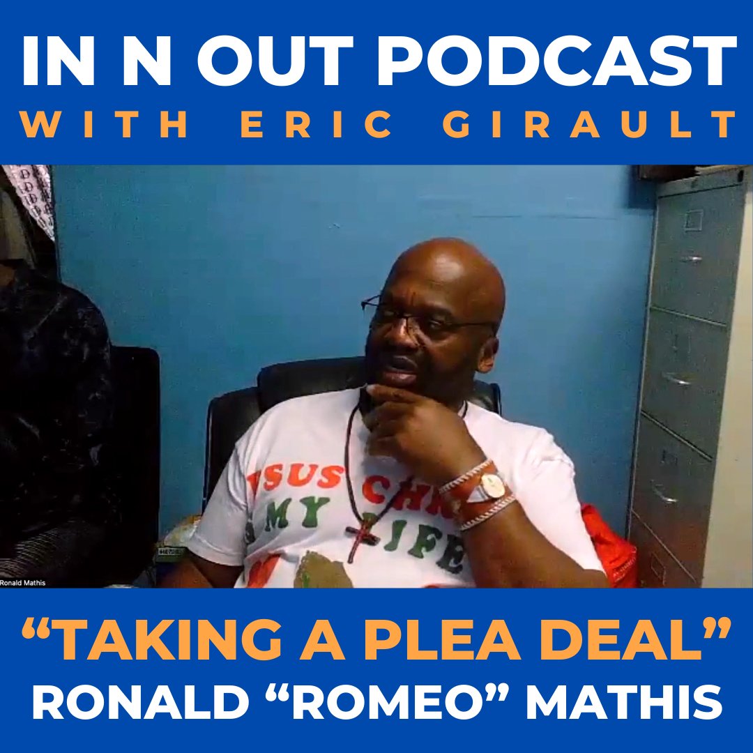 innoutww's tweet image. Did you know this about plea deals? According to Romeo Mathis - and you can look it up for yourself - anyone who takes a plea deal is in a contract with the government!

#InNOut #podcast #InNOutPodcast #EricGirault #Romeo #PleaDeal #YouTube #GovernmentContract