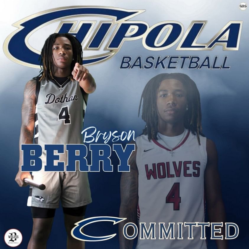 ThePortalScoop (@theportalscoop) on Twitter photo Bryson Berry a guard from Dothan High School, has committed to Chipola big time pickup for the Indians! <a href="/BrysonBerry05/">Bryson</a> <a href="/Dwolves_hoops/">🏀Dothan Wolves🏀</a> <a href="/CoachBynum_/">Jeremy Bynum🏀</a> <a href="/teamdr1ven/">Team Dr1ven</a> @G3WillFrank <a href="/coach_iball/">Derik Williams</a> <a href="/HoopSeenAL/">HoopSeen Alabama</a> Bryson Berry a guard from Dothan High School, has committed to Chipola big time pickup for the Indians! <a href="/BrysonBerry05/">Bryson</a> <a href="/Dwolves_hoops/">🏀Dothan Wolves🏀</a> <a href="/CoachBynum_/">Jeremy Bynum🏀</a> <a href="/teamdr1ven/">Team Dr1ven</a> @G3WillFrank <a href="/coach_iball/">Derik Williams</a> <a href="/HoopSeenAL/">HoopSeen Alabama</a>