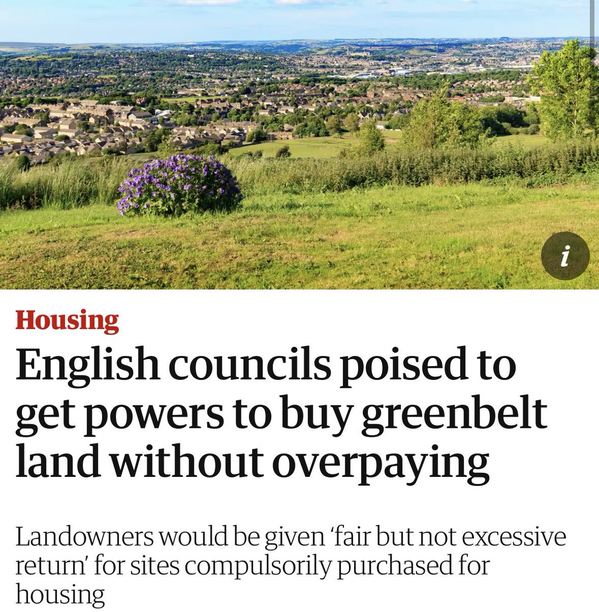 JamesMelville's tweet photo. @PWestoff And there’s local council and public body compulsory purchases of greenfield land… https://t.co/82oiKXsm1B