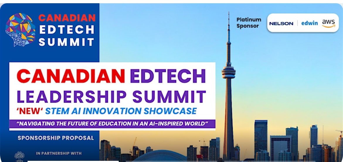 Our principal, Christina Raso, presented  #EdTechCAN24 Summit, sharing how our student-led business project earned 1st Place in the #CDNEdTech24 contest! Funds raised have helped feed &amp; support the homeless in Sudbury. So proud!