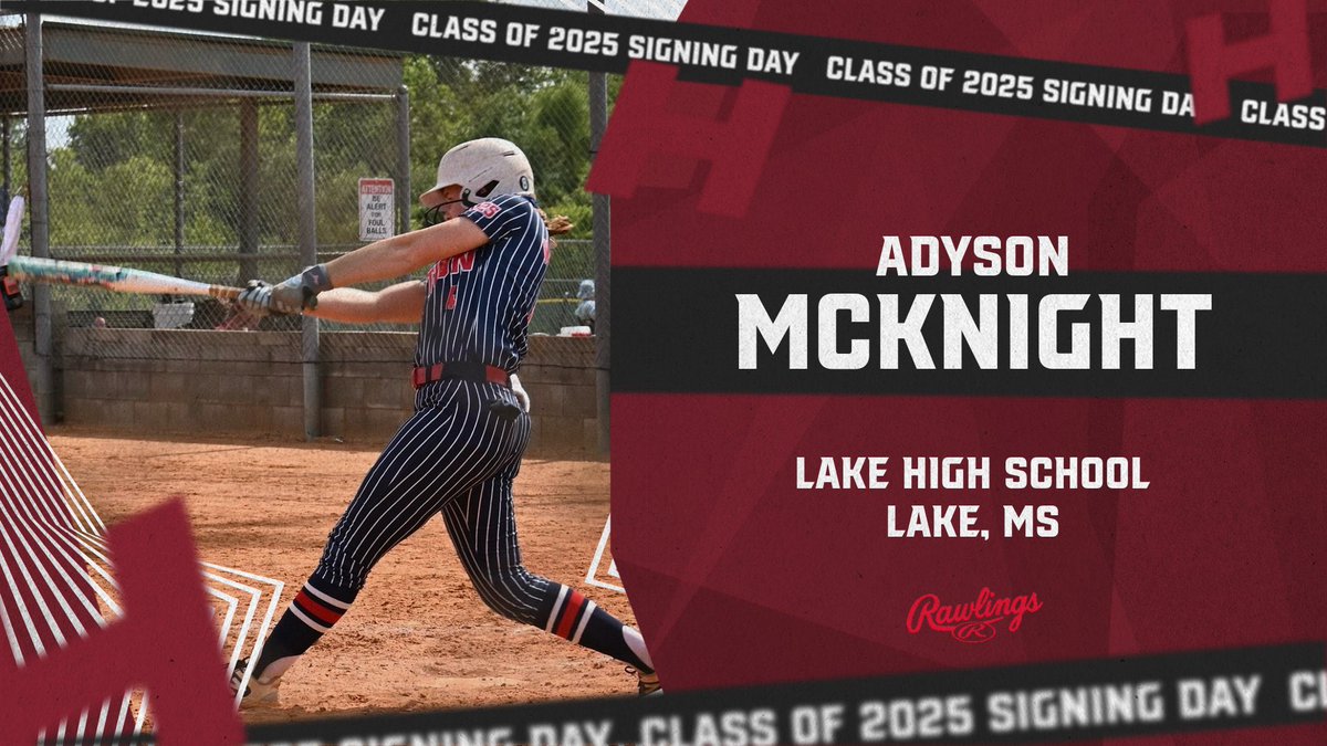Welcome to Raymond, Adyson McKnight! 

#GoHINDS 🦅🥎