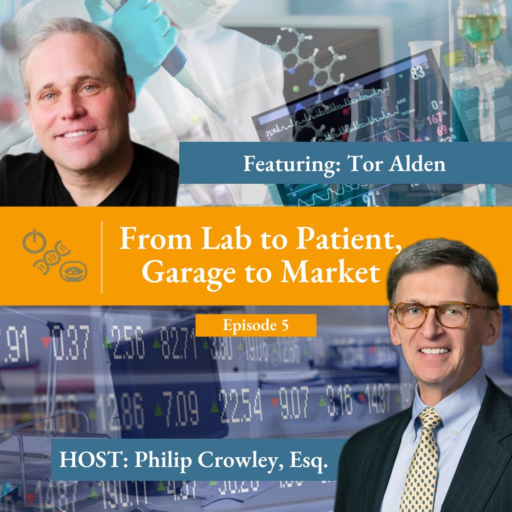 Watch or listen to this new episode of From Lab to Patient, Garage to Market. Phil Crowley speaks with Tor Alden, Global VP for design and development for the Steripak Group and has a distinguished career going back more than 30 years. t.ly/dyjbp