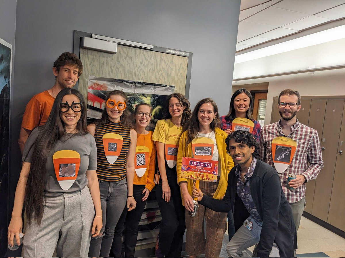 Happy Halloween from the Candy Corn-ybacteria crew!