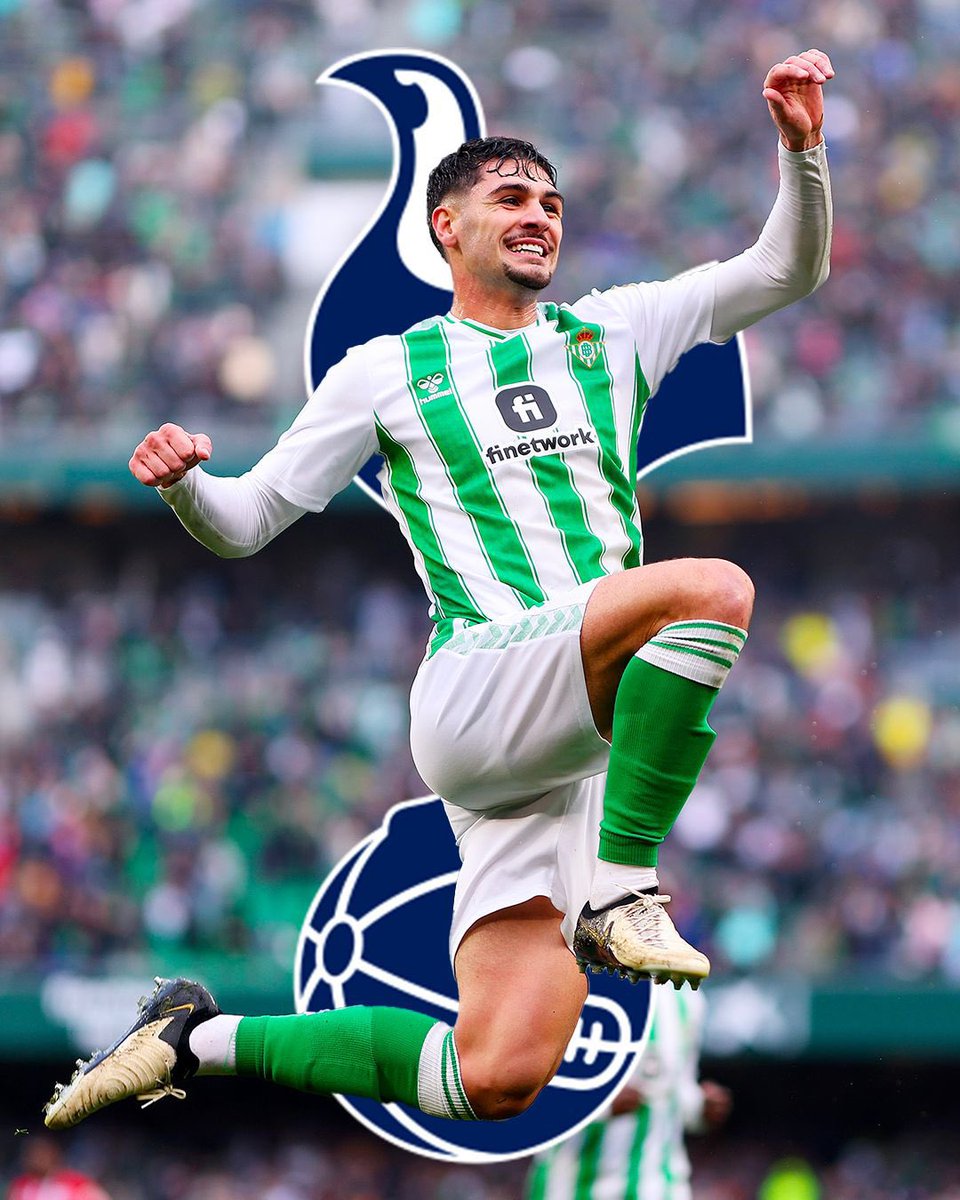 FabrizioRomano's tweet photo. 🚨⚪️ Tottenham have an option to buy Betis midfielder Jhonny Cardoso for fixed fee around €25m, as revealed.

Option decided as part of Lo Celso deal; but only valid by the end of June 2025.

If not activated, #THFC will still have matching rights and percentage on future sale. https://t.co/zYwcud4tPi