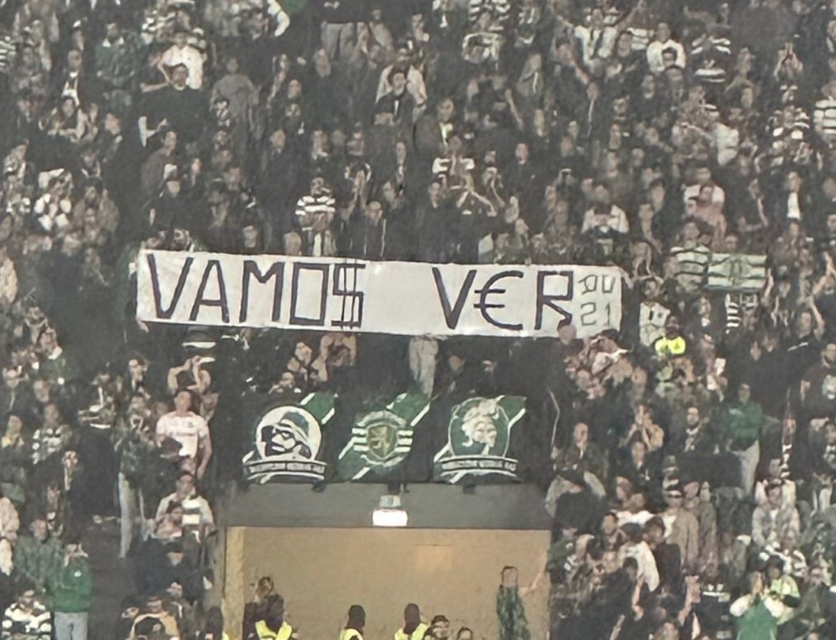 bancadadeleao's tweet photo. "Vamos Ver"
#SportingCP https://t.co/oIH9ChQVKy