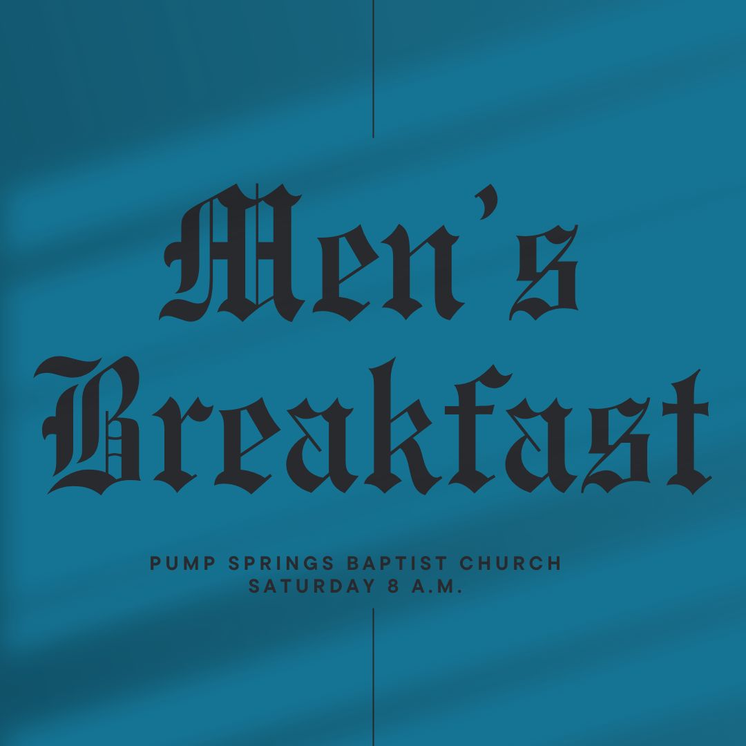 PumpSpringsBC's tweet photo. PSBC Men's Breakfast is in the morning at 8AM (11/02), hope to see you there! https://t.co/t4eE2MLjjj
