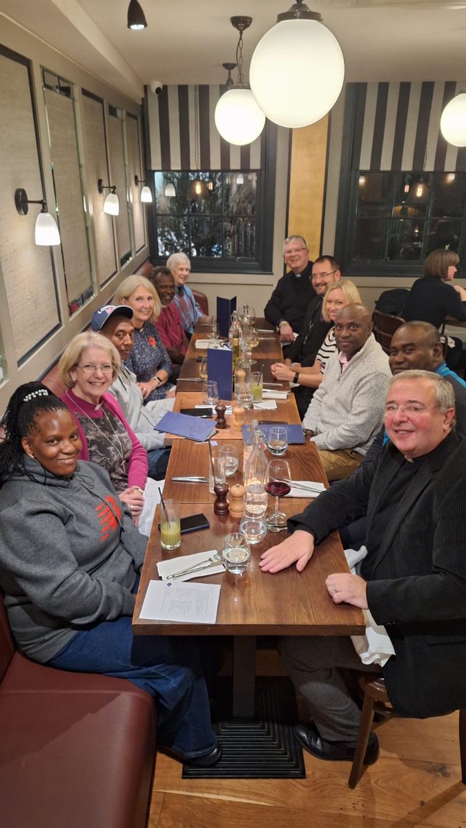 jackiesearle09's tweet photo. A joy to host some of our link bishops and friends from Thika, Melanesia and Cyprus and the Gulf, here to celebrate and welcome @Bishop_Exeter ⁦@MelanesianM⁩ ⁦@CofEDevon⁩ ⁦@andrewbeane⁩ #AnglicanCommunion https://t.co/eaLLxHUxzY