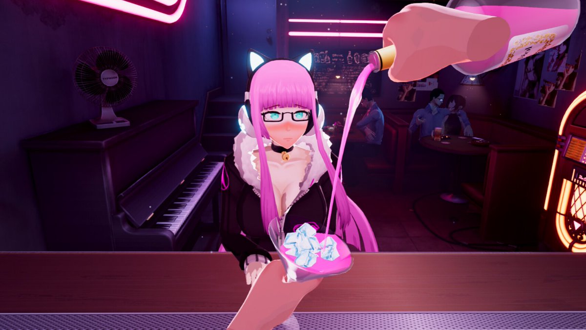 plectrumxr's tweet image. Hi again #PitchYaGame!
Project Mix is a VR slice-of-life cyberpunk narrative game, inspired by 90's anime.
 
-Smooth bartending
-Influence the narrative with the drink you serve
-Deep character relationships 
-Enjoy atmospheric and slow moments

WISHLIST to support us👇