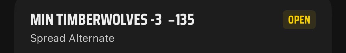 DTrees024's tweet photo. 🚨NBA Free Bet🚨 #NBA #MinnesotaTWolves #FreeBet #DraftKings #MONEYLINE #GamblingX #GamblingCommunity https://t.co/q1tase8MP7