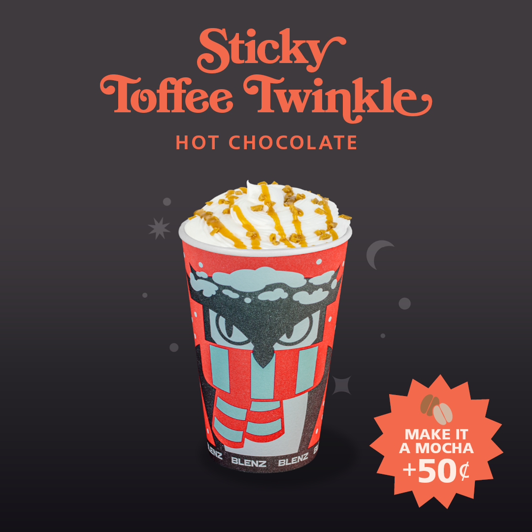 Can’t wait for the holidays? Neither can we! 🎄✨ Introducing our most indulgent Holiday Hot Chocolates yet, made with the velvety goodness of real Colombian chocolate.   

✨ Holy Jolly Pistachio Hot Chocolate: Smooth, nutty, and oh-so-festive! 
🔥 The Naughty Hot Chocolate: A