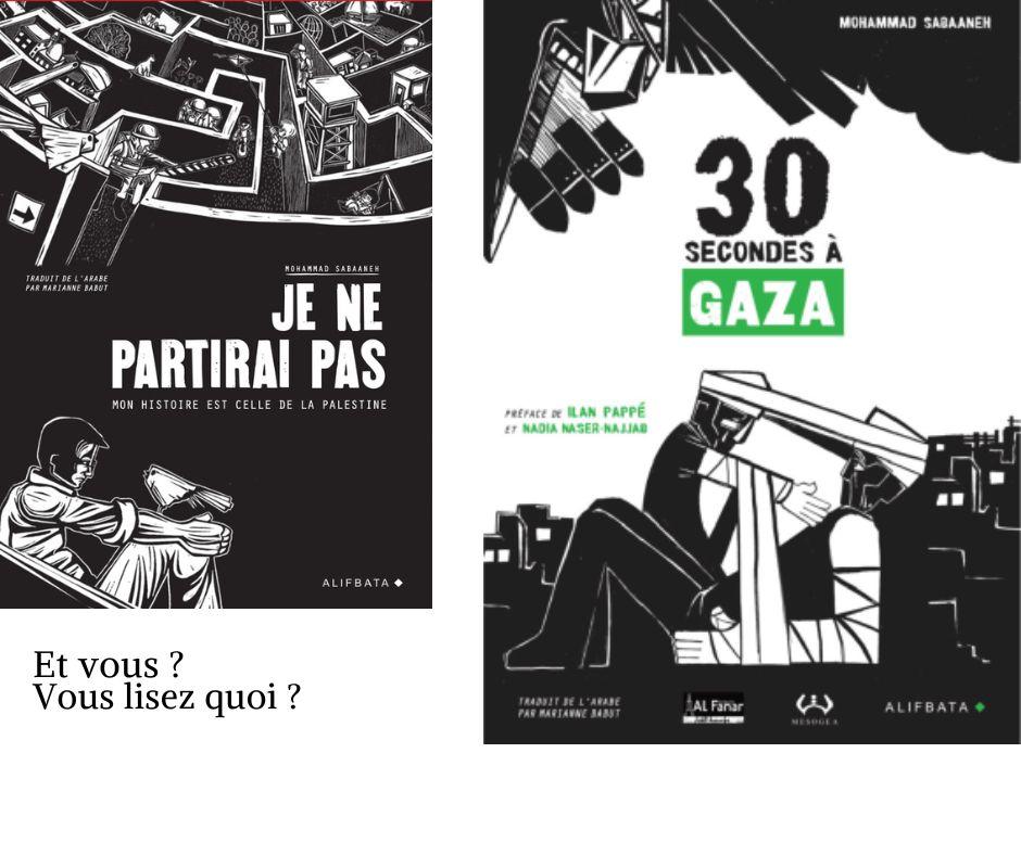 ✍️ 3e saison de « Et vous, vous lisez quoi ? »🌞 Dans 2 bouleversantes bandes dessinées, Mohammad <a href="/Sabaaneh/">Mohammad Sabaaneh</a> témoigne de l’#apartheid puis du #génocide en #Palestine.
🔗La suite ici: buff.ly/3C8Zonr et sur <a href="/enassmedia/">ENASS - الناس</a>: buff.ly/48uXNEw
@publishersforpalestine