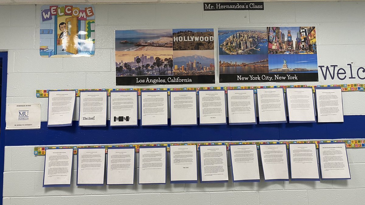 Mr.Hernandez ๐จ๐ปโ๐ซ๐โ๏ธ๐ (@mr_hernandezrvs) on Twitter photo This week, to coincide with the World Series โพ๏ธ, Room 15 worked with comparing and contrasting the cities of Los Angeles ๐and New York City ๐๏ธ <a href="/HazletProud/">Hazlet Township Public Schools</a> This week, to coincide with the World Series โพ๏ธ, Room 15 worked with comparing and contrasting the cities of Los Angeles ๐and New York City ๐๏ธ <a href="/HazletProud/">Hazlet Township Public Schools</a>