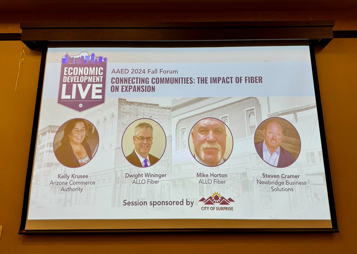 SurpriseEconDev's tweet image. Our department has been honored with TWO Golden Prospector Awards at this year&apos;s Arizona Association for Economic Development (AAED) Fall Forum!

- Special Event: City of Surprise &amp;amp; Ottawa University – FBLA Region 4 Competition
- Multimedia Promotion: City of Surprise –…