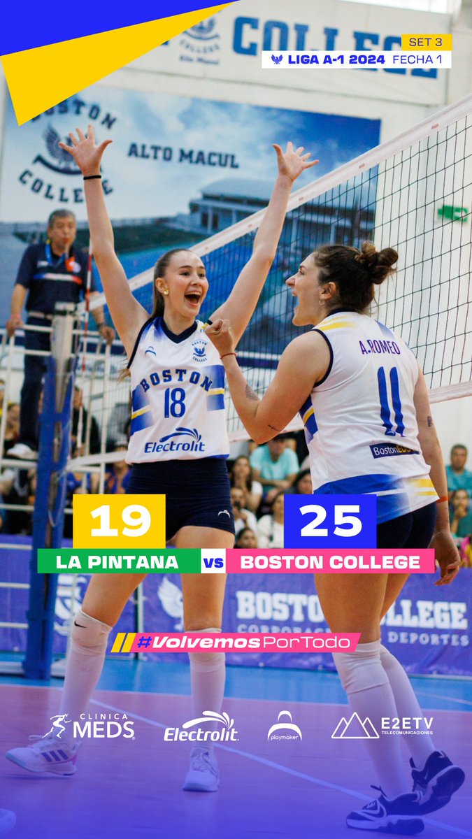 CDBostonChile's tweet photo. ยก๐๐ ๐๐๐๐๐๐๐! ๐ฌ
En un excelente partido, nuestro equipo del #BostonVoley ๐ se queda con el tercero y final, mostrando alto nivel en todas sus lรญneas. ๐
#DaleBoston ๐๐ #VolvemosPorTodo https://t.co/JTv1zs5S4l