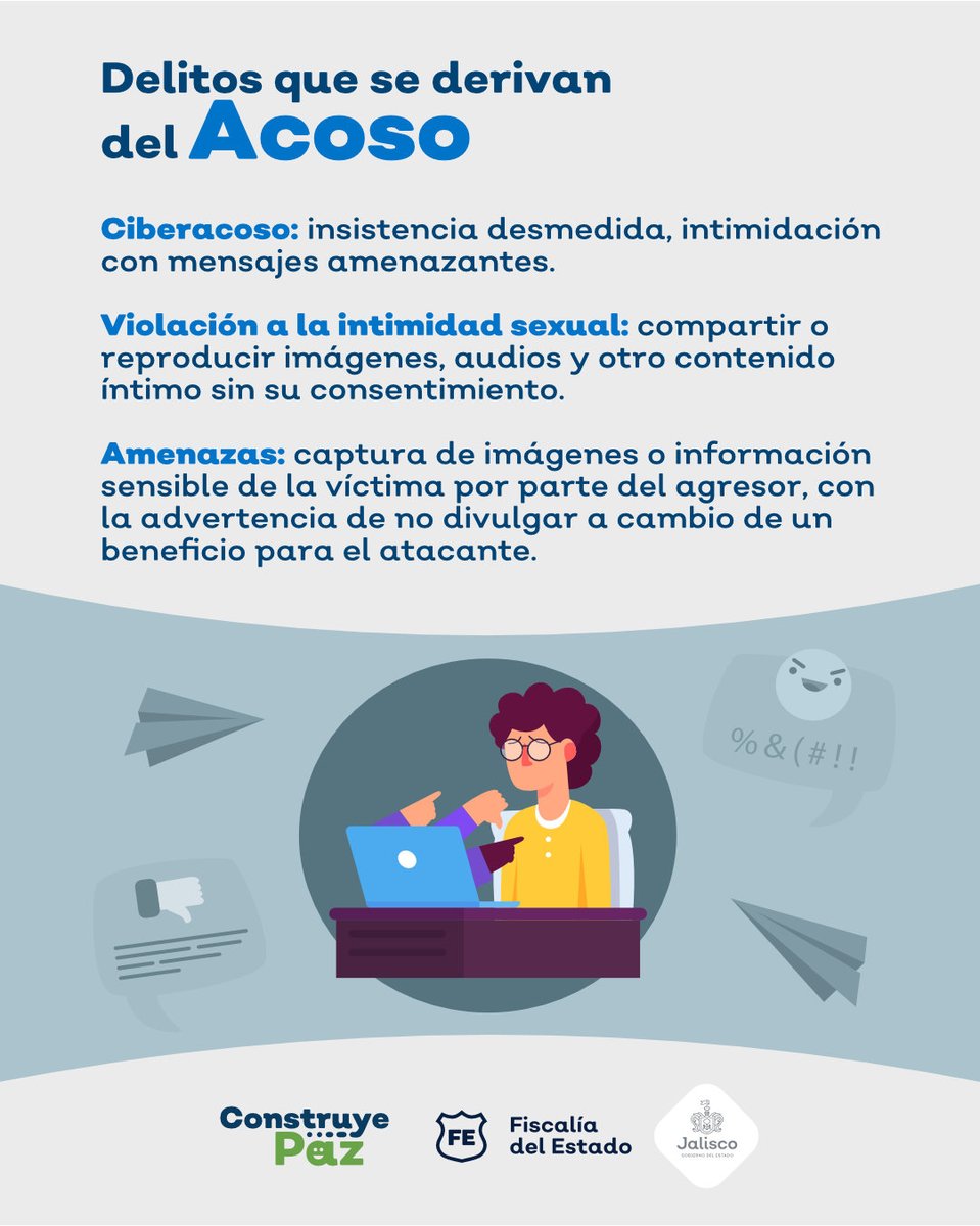 CiberneticaJal's tweet image. Vigilemos el entorno de nuestras niñas, niños y adolescentes, cuidando que sus derechos y seguridad no sean violentados
#PrevenciónDelDelito
#CibernéticaJalisco