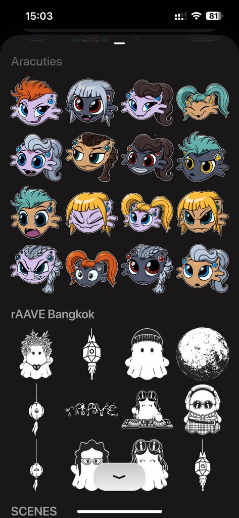 nileshrthr's tweet photo. todayโs sticker packs were super cool.
sold around 450 packs in the last 6 hrs. https://t.co/x5AmpzpgiP