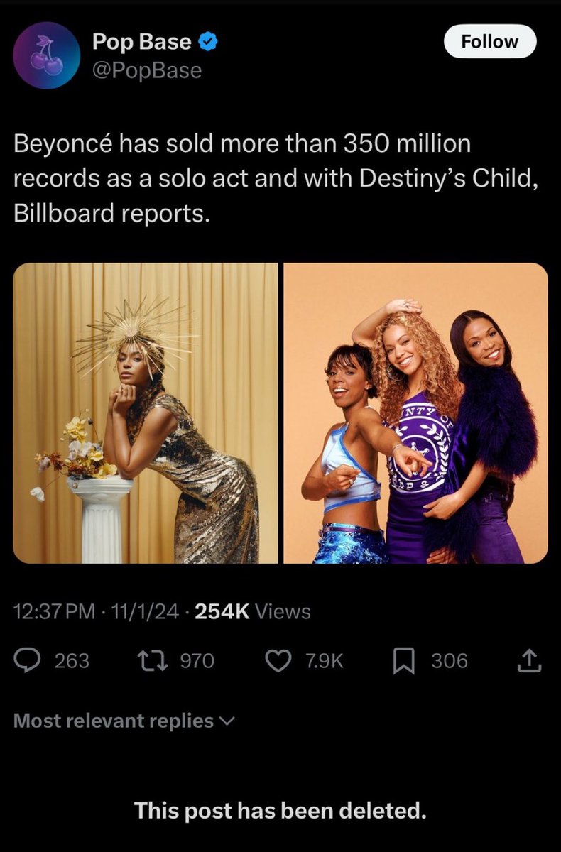 Everybody bold until its “This post has been deleted” 😭😭😭😭😭😭