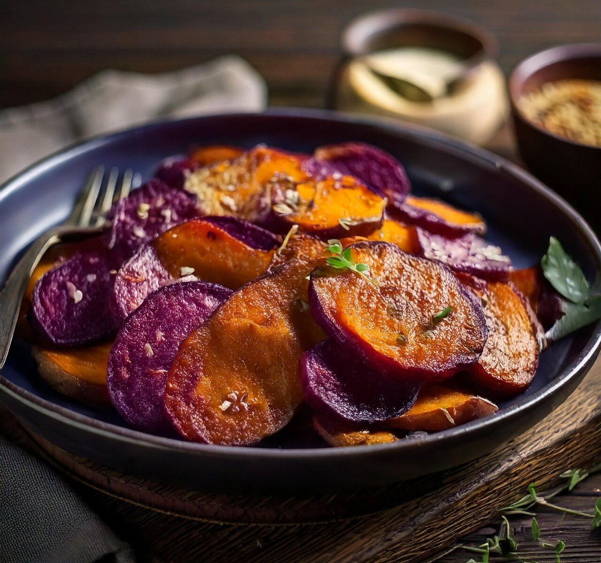 BalanceRecipes1's tweet photo. 🍠✨ Discover the vibrant flavors of purple sweet potatoes! This recipe is a must-try for your next meal! 💜🍽️
#PurpleSweetPotato #HealthyRecipes #Foodie #Yum #PlantBased https://t.co/kPNLDeNBsj