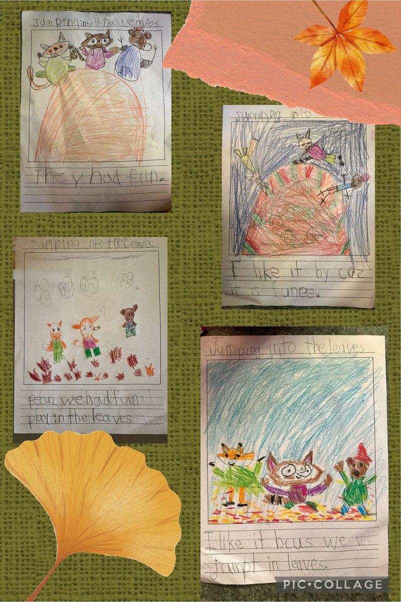Laura Rebelo (@laulreb) on Twitter photo Our shared reading story today was , Jumping into the Leaves! We worked in groups and picked our favorite scene, illustrated it, then wrote why we liked it !  Then we went outside and played in the leaves !🍃 Our shared reading story today was , Jumping into the Leaves! We worked in groups and picked our favorite scene, illustrated it, then wrote why we liked it !  Then we went outside and played in the leaves !🍃