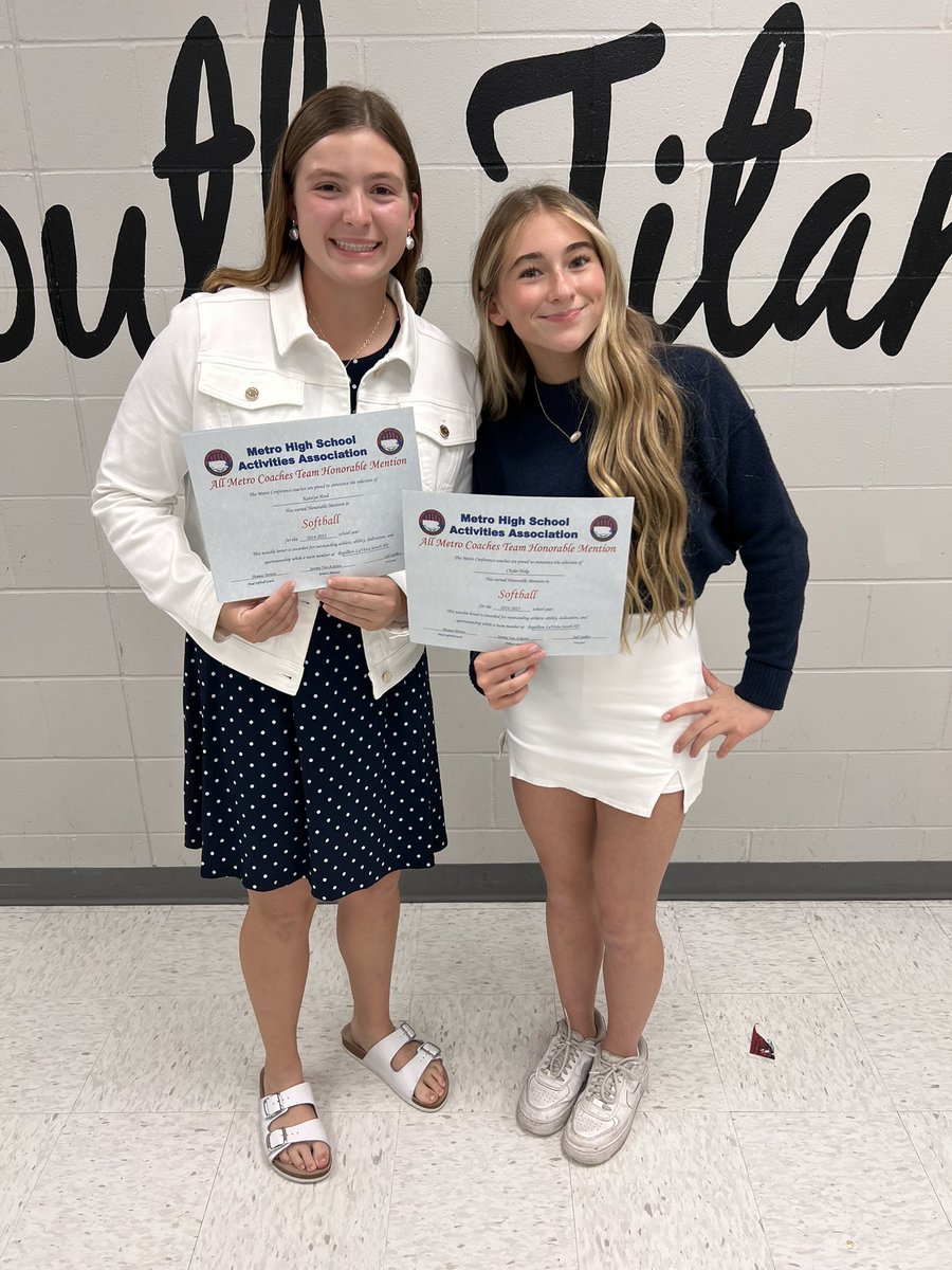 Titan Softball (@plstitanssb) on Twitter photo All metro Coaches Association Honorable Mention- Congratulations Katelyn Herd and <a href="/chyler_hoke/">chyler hoke</a> ! All metro Coaches Association Honorable Mention- Congratulations Katelyn Herd and <a href="/chyler_hoke/">chyler hoke</a> !