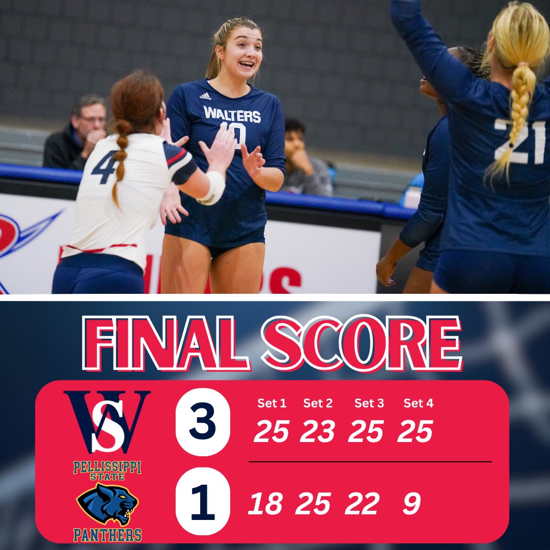 Walters State Athletics (@waltersstsports) on Twitter photo TCCAA/REGION 7 🏐 SEMIFINALS
FINAL
Lady Senators advance to tomorrow’s TCCAA/Region 7 Championship against Chattanooga State at Roane State tomorrow at 2 p.m.!! 
Walters State also clinches a spot in next Friday’s Southeast District Tournament! TCCAA/REGION 7 🏐 SEMIFINALS
FINAL
Lady Senators advance to tomorrow’s TCCAA/Region 7 Championship against Chattanooga State at Roane State tomorrow at 2 p.m.!! 
Walters State also clinches a spot in next Friday’s Southeast District Tournament!