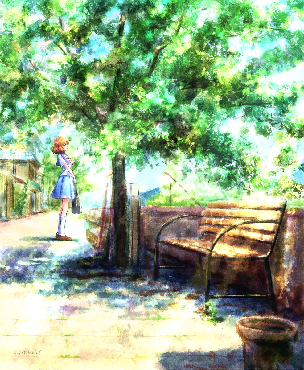 TMakatof's tweet photo. #絵柄が好みって人にフォローされたい  

人と風景の綺麗な絵を描きたいなと思っています🌱
よろしくお願いします(ˊᗜˋ*) https://t.co/7WAVX5OoVR