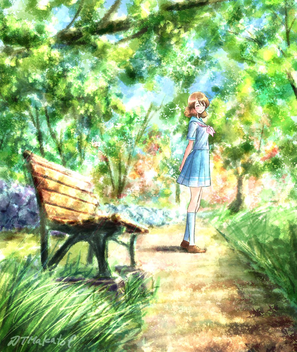 TMakatof's tweet photo. #絵柄が好みって人にフォローされたい  

人と風景の綺麗な絵を描きたいなと思っています🌱
よろしくお願いします(ˊᗜˋ*) https://t.co/7WAVX5OoVR