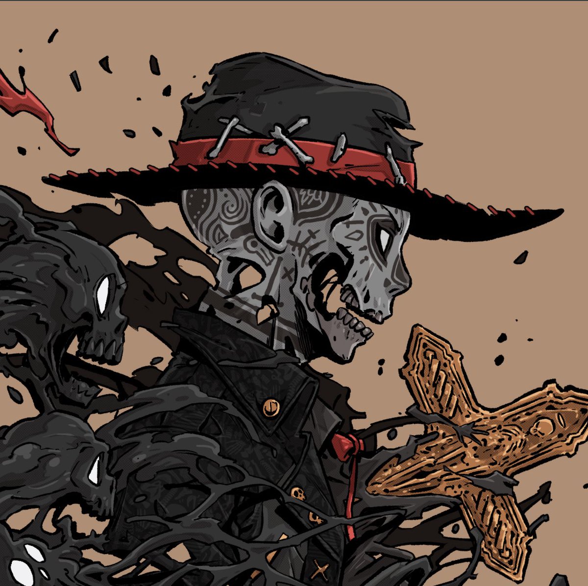 kenjidgn's tweet photo. dia de los muertos 💀 @gangsterallstar https://t.co/LIlWOvfGiT