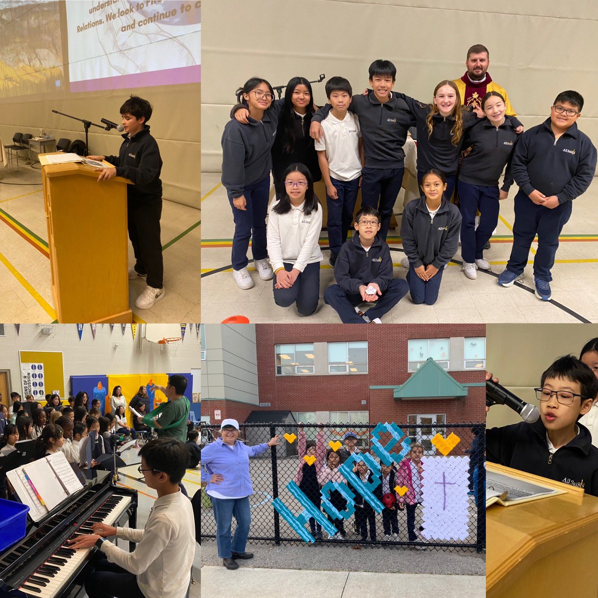 All Saints CES, YCDSB tweet media