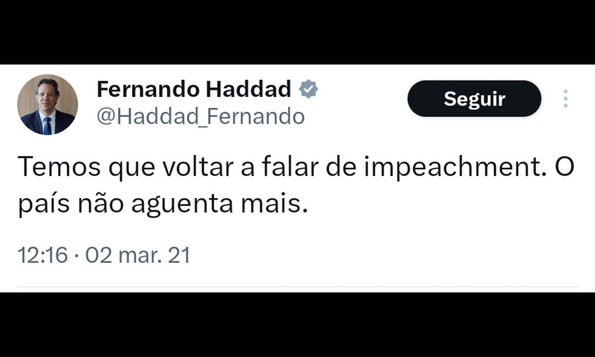 Verdade Haddad!
