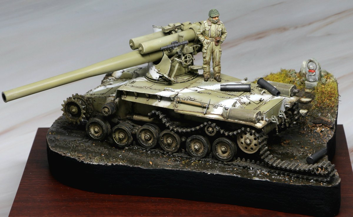 東京AFVの会 というわけで今回は1/35キングチーハー(海軍12糎自走砲