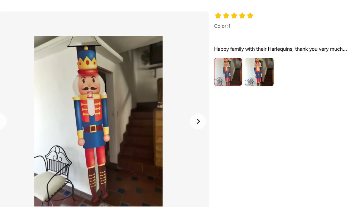 Thechristmasfac's tweet image. 🎄Add timeless holiday charm to your home with this Nutcracker Door Hanging! Perfect for doors, walls, or mantels, it&apos;s a festive way to spread holiday cheer 🎅✨ Check it out here: thechristmasfactory.co.uk

#NutcrackerDecor #ChristmasDecor #HolidayHome