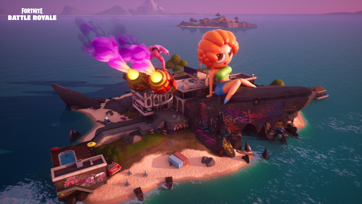 ShiinaBR's tweet photo. FORTNITE REMIX SCHEDULE REVEALED:

- WEEK 1: Snoop Dogg &amp; The Doggpound
- WEEK 2: Slim Shady &amp; Spaghetti Grotto
- WEEK 3: Ice Spice &amp; Ice Isle
- WEEK 4: Juice WRLD Skin + Landmark https://t.co/tqTuTreNcg