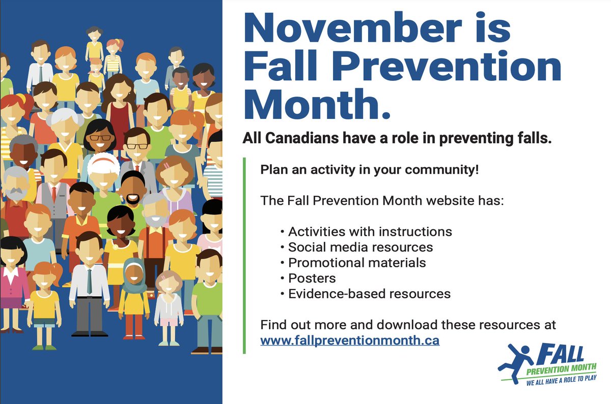 ArthritisNetwrk's tweet image. November is #FallPreventionMonth!

Exercise, particularly strength training, can help improve muscle strength, endurance &amp;amp; power and is key to maintaining balance &amp;amp; #preventingfalls.

Learn more: bit.ly/ABNFallPrevent…

@fallpreventCA @ArthritisSoc @ACEJointHealth @Arthritis_ARC