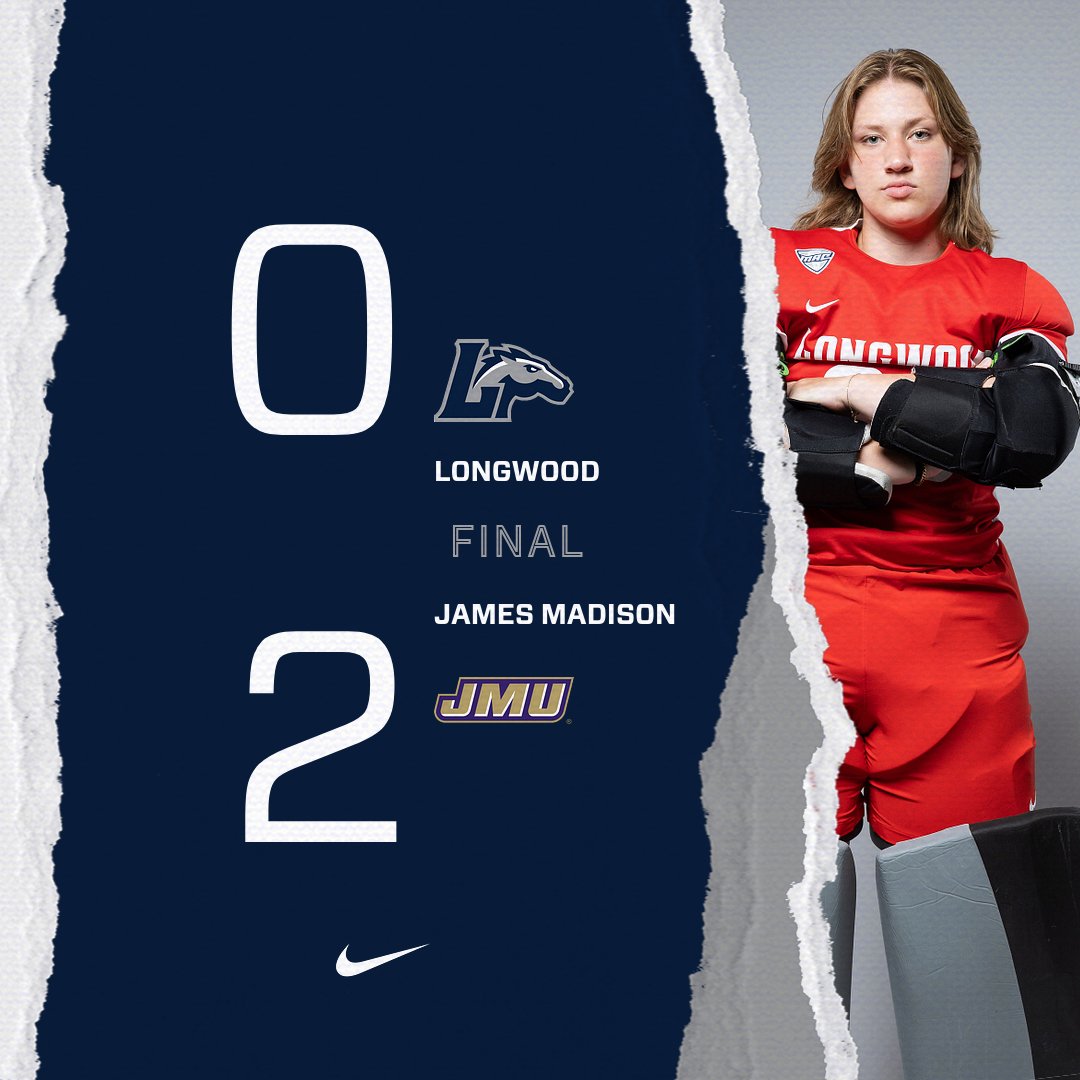 Final from Farmville. Sophie made eight saves in the cage, but a pair of goals proved the difference for JMU.

#GoWood #HorsePower #biif