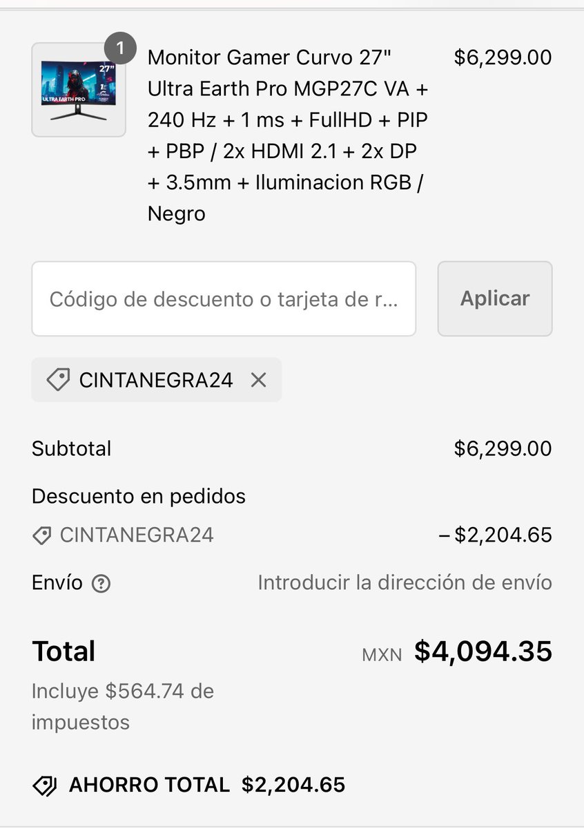 Que buen código de promoción 🙏