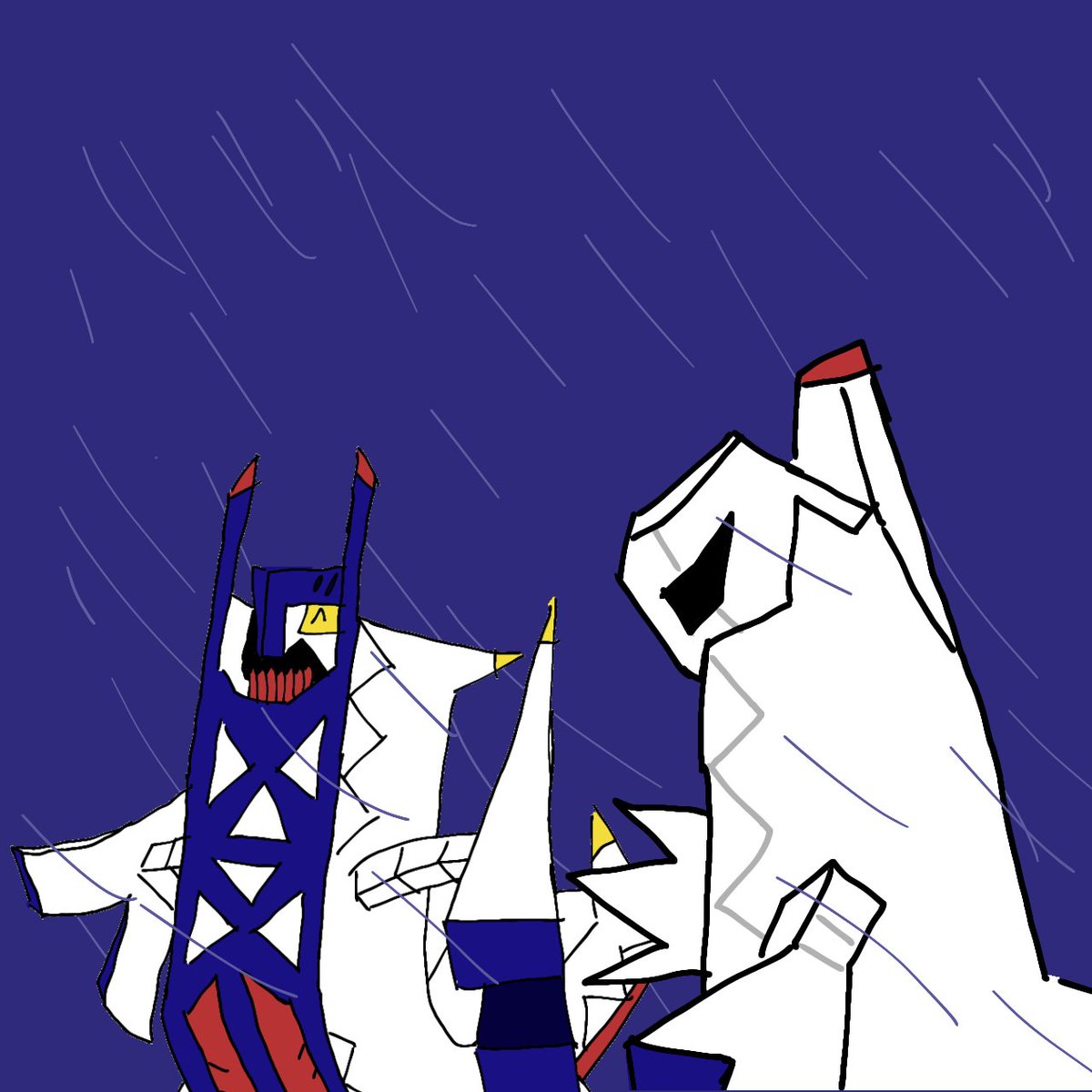 dailyarchaludon's tweet photo. Duraludon and Archaludon react differently to the rain https://t.co/Hfuxtrgvt1