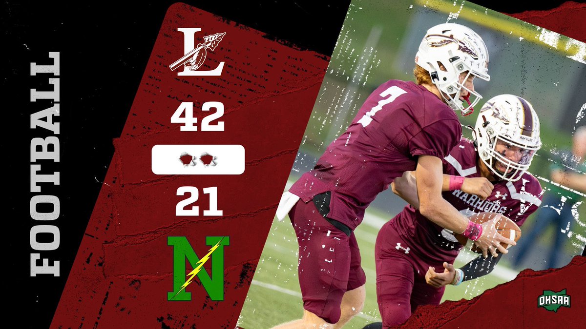 FINAL | Lebanon wins first playoff game since 2002! It’s the Warriors first home division 1 playoff win. 

The Warriors will HOST #14 Dublin Coffman next Friday who defeated #3 Westland tonight, 49-42. 

#OnwardLebanon