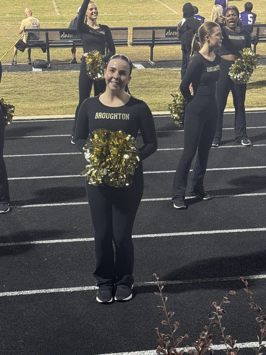 Senior Night for this sweet dancer! When I first came to Broughton High School, she was so welcoming! 💜💛